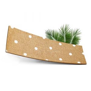ElbFuchs® Paillasson Coco 75x25 cm | Pois [Extra Durable et ANTIDÉRAPANT] Paillasson Exterieur Entree et Paillasson Interieur Entree | Tapis Brosse Entree Exterieur Coco étroit (Rolf & Pfeil, neuf)