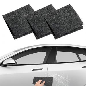 LACHT 3 PièCes Nano Magic Cloth Scratch Remover,Nano Sparkle Cloth pour les éGratignures de Voiture,RéParer les Rayures, les RéSidus de Peinture, les Tourbillons, les Taches D'Eau (candy27seven, neuf)