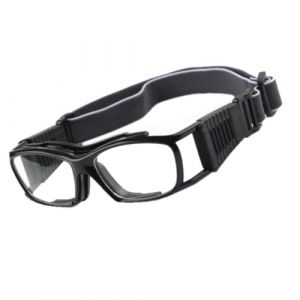 EnzoDate Lunettes de basket-ball vintage Slimfit Lunettes de sport de s&eacute;curit&eacute; de protection (noir) (yueyue trade, neuf)