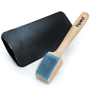 biped Brosse &agrave; d&eacute;caper pour Chaussures de Danse - Brosse en Cuir avec &eacute;tui - Brosse &agrave; Chaussures avec Fil pour Rendre la Semelle en Cuir Rugueuse Brosse &agrave; Chaussures de Danse z2449 (die-schuhanzieher, neuf)