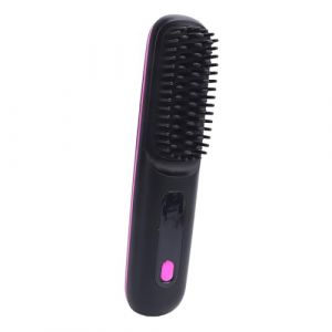 Dioche Lisseur de Cheveux Fil, Peigne &agrave; Lisser Fil avec Technologie Ionique N&eacute;gative-un Lisseur et une Brosse &agrave; Friser 2 en 1, adapt&eacute; &agrave; la Maison et aux Voyages, (Qkiss, neuf)