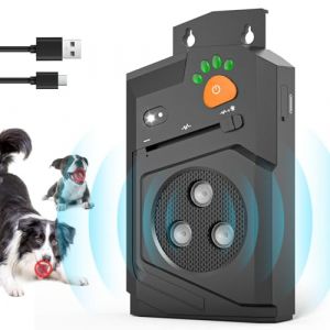 Honey Paws Anti Aboiement Chien Ultrason Puissant &ndash; Anti-Aboiement pour Chiens, Ultrason Chiens 3 Modes, &Eacute;tanche IP56, Port&eacute;e 15m, USB Rechargeable, Arr&ecirc;t Automatique du Aboiement Int&eacute;rieur/Ext&eacute;rieur (HONEY PAWS, neuf)