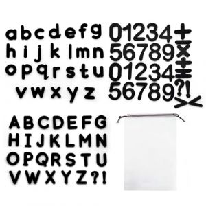 79 pièces de lettres magnétiques noires, jouets magnétiques, aimants numérotés, aimants de réfrigérateur de l'alphabet, lettres magnétiques en mousse souple, ensemble de jouets éducatifs ABC pour (zhilinstore, neuf)