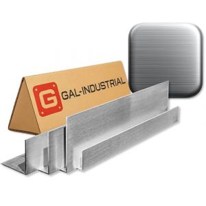 GAL - INDUSTRIAL Corni&egrave;re Aluminium Bross&eacute;e 100x30 mm &ndash; &Eacute;paisseur 2 mm &ndash; Longueur 10 cm &ndash; Corniere L&eacute;g&egrave;re et R&eacute;sistante &agrave; la Corrosion - Profil&eacute; en Aluminium en L pour Meubles, Bords et D&eacute;coration (Gal Industrial, neuf)