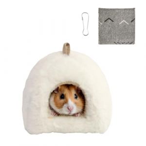 DONGKER Cachette pour Lapin,Lit pour Cochon d'Inde avec Coussins Amovibles Lavables et Fond Antid&eacute;rapant pour Cochons d'Inde,Hamsters,H&eacute;rissons,Furets et Autres Petits Animaux (AILOVA, neuf)