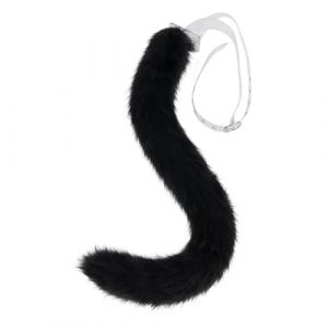 Ensemble de Cosplay Chat, Serre Tete Oreille De Chat, Bandeau Oreille de Chat Loup Renard Longue Queue de Chat Anime Cosplay Pour Jeux De Rôle Animés, Accessoires De Photographie (Queue) (Surakey, neuf)