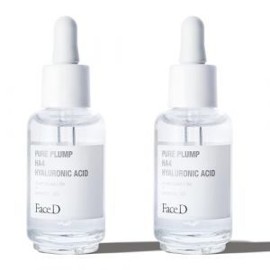 Face D BI-PACK Pure Plump Sérum pour visage et cou Acide hyaluronique Effet repulpant instantané 2 x 50 ml (HCS srl, neuf)
