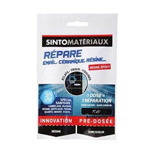 R&eacute;sine Materiaux repare faience GRIS ANTHRACITE 30 gr - SINTO MATERIAUX (The Pitishop, neuf)
