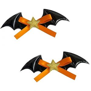 MISUVRSE Chapeau melon ras du cou pour fille avec ruban punpkin pinces &agrave; cheveux f&ecirc;te chapeau haut de gamme avec long ruban accessoires photo (KY-BORED, neuf)