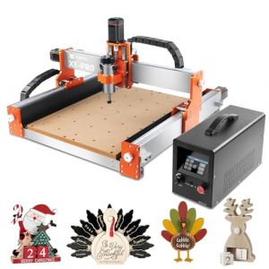 FoxAlien Fraiseuse CNC XE-PRO avec vis &agrave; billes, broche 400W Machine &agrave; graver 3 axes pour la d&eacute;coupe du bois et de l'aluminium Mise &agrave; niveau possible vers des rails lin&eacute;aires(220V) (FoxAlien Official FR, neuf)
