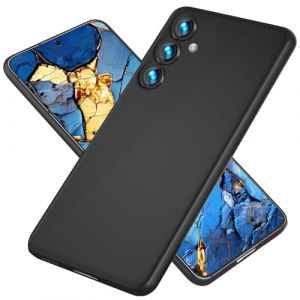 NALIA Coque Rigide Fine pour Samsung Galaxy S24 - Mat & 0.3mm Ultra Mince - Phantom (Etui Extra-Fin & Protection Cam&eacute;ra Int&eacute;grale) - Marque Allemande, Couleur:Noir Opaque (BF-Commerce GmbH, neuf)