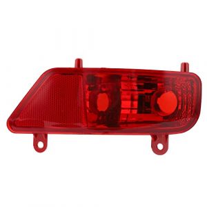 Ensemble de Feu Antibrouillard Arrière de Voiture, 1 Pièce de Remplacement Rouge de Feu Antibrouillard de Pare-chocs Arrière de Voiture pour 3008 5008 2009‑2016 (Droite) (sunfany uk, neuf)