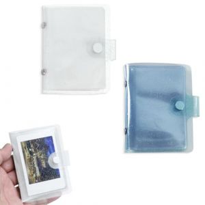 FENQURO 2 Pack Mini Album Photo Holographique, Petit Livre Photo Compatible avec Fujifilm Instax Mini Style Film et Polaroid 2x3 Film,Kpop Photocard, Credit Card (36 poches) (WINESTART, neuf)