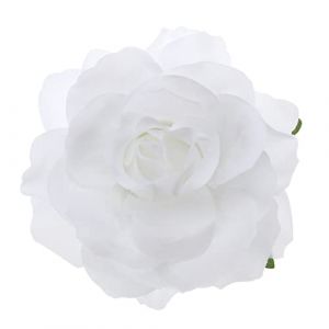 FRCOLOR 2 1 Broche Fleur Tissu Broche &agrave; Pince Floral Clips Rose &Eacute;pingle &agrave; Broches De Fleurs Artificielles Clips De Roses Pour Filles Rouge Blanche Cheveu Banquet Capitule (Laners, neuf)