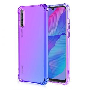 HUANGTAOLI Coque Compatible avec Huawei P Smart S, Dégradé de Couleur Coque Silicone Mince en TPU Souple Antichoc Bumper Etui Housse pour Huawei P Smart S (gogoindustry, neuf)