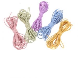 WEKADRIN 5 Pi&egrave;ces Fil &Eacute;lastique pour Bracelet et Bijoux Cordon Extensible Fil Perl&eacute; DIY pour Bracelets Cheveux et Accessoires de F&ecirc;te (CIUUNIG, neuf)