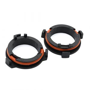 NSLUMO H7 Adaptateur de support d'ampoule de phare LED pour Op.el Astra G 98&ndash;05 Zafira A 99&ndash;05 Support de douille de fixation avec anneau de fixation (Nslumo Autolight, neuf)