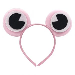 [Kfwfuaee] Bandeau grenouille Cosplay Couronne Headwear Maquillage Visage Bandeau F&ecirc;te d'anniversaire (huangHUK, neuf)