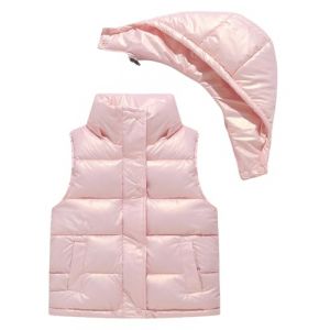 Happy Cherry Gilet en Duvet L&eacute;ger Enfant Fille Gar&ccedil;on Doudoune sans Manche Gilet Matelass&eacute; Chaude pour Enfant 140 (Gshishop, neuf)