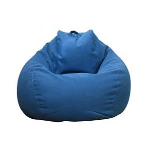 azurely Housse de pouf - Sans rembourrage - 110 x 90 cm - Pour intérieur et extérieur - Imperméable - Pour le jardin (azurely, neuf)