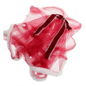 SAFIGLE Voile D'arc Décoration D'ange Pour Sapin De Noël Jupe De De Noël Cape De Noel Pour Femme Robe Moelleuse Pour Femme Cape De Mme Claus Poupée Rouge Engrener (Grand Di, neuf)