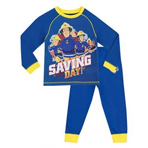 Sam Le Pompier Ensemble de Pyjama Gar&ccedil;on Multicolore 3-4 ans (Character FR, neuf)