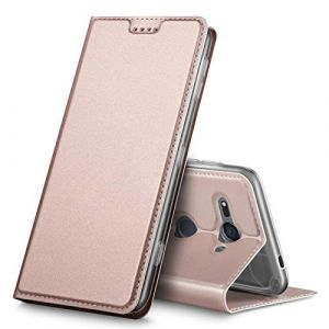Verco Etui pour Sony Xperia XZ2 Compact, Coque Pochette Portefeuille pour Housse Xperia XZ2 Compact avec Magnétique Fonction Wallet - Rose (ATS-Discounter, neuf)