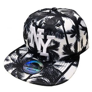 J26 Casquette pour enfant Snapback USA Teenie Casquette de baseball Trucker Cappy Sport NY, noir/blanc, Taille unique (JameStyle26, neuf)