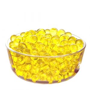 Perles d'eau - 6000 Pi&egrave;ces D&eacute;coratives - 50 g Billes Hydrogel Water Beads pour Remplissage de Vase Perles Flottantes Fabrication de Bougies Centre Table de Mariage Arrangement Floral - Jaune (Orlandorose, neuf)