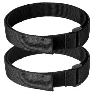 LIHAO 2pcs Sangles de Rangement, Sangle Adh&eacute;sive Auto-Agrippante, Scratch Autocollant Double Face pour Kart de Hoverboard，Noir，Nylon 75 x2.5CM (FANIXSHENGHUO, neuf)