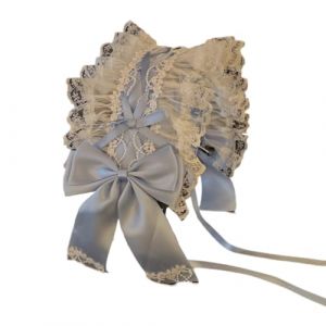 Épingle à cheveux en dentelle avec nœud pour femme - Accessoire élégant - Bordure délicate - Coiffe pour cosplay ou costume de femme de chambre (Chizisx, neuf)