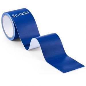 Sinmoe Ruban de Bâche PVC Adhésive Imperméable Kit de Réparation Bâche de Camion Etanche Ruban de Réparation de Toile de Tente pour Auvent Patchs de Bâche en Tissu de Camion(Bleu) (Quuaancmi, neuf)