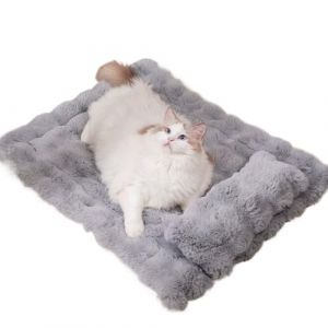 SVCEQZE Lit pour Animal | Lavable antid&eacute;rapant avec Oreiller Amovible - Coussin Chat Lavable Lit Chien - pour Petit Moyen Grand Chiot Chaton Int&eacute;rieur Maison Canap&eacute; Sol Caisse Chenil Hiver Automne (create2024, neuf)