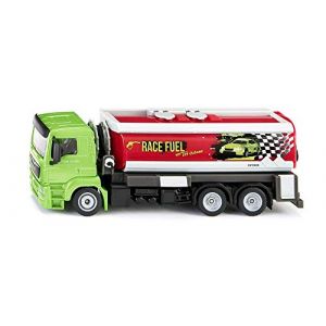 siku 2716, Camion avec caisse de camion-citerne, 1:50, Métal/Plastique, Vert/Rouge, flexible de réservoir roulant (COCKTAIL DISTRIBUTION II, neuf)