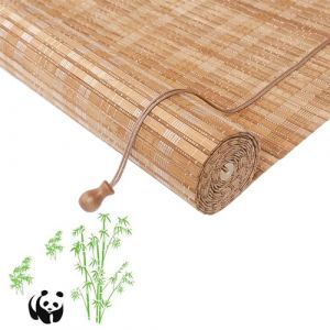 JSDMBD sur Mesure Store Venitien Store Bambou Exterieur Store Occultant Fenetre Tissé à La Main Facile à Installer Convient pour Une Utilisation Intérieure Et Extérieure Z+ carbonized Color (LXXDSDDM, neuf)