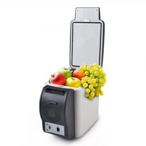 Mini Frigo 6L, 12V, Refroidisseur Et Réchauffeur, Mini Réfrigérateur, Portable À Compression Réfrigérateur De Voiture, Glacière Electrique Voiture Pour Voiture, Bureau, Dortoir, Silencieux (fanskmz, neuf)