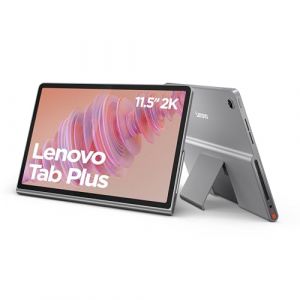Lenovo Tab Plus - Tablette Tactile 11.5 2K Full HD Dolby Atmos JBL(Mediatek G99, 8Go de RAM, 128Go eMMC, Android 14, WiFi+Bluetooth) - Luna Grey (Rhino-Technical, neuf)