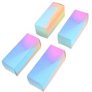 NIYANGLE 100 Pièces Boîte à Vide Coffret Diy pour Écrin Pratique pour Gloss et Parfum Accessoire Élégant pour Stockage et Transport (Telinei, neuf)