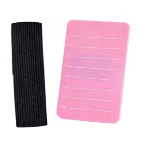 Ｚｉａｌｏｆｉ Support pour Extensions de Cils, Plateau pour Extensions de Cils, Outil Manuel, Plateau Professionnel, Pratique et L&eacute;ger, Palette de Studio, Rose Rouge 7 &agrave; 14 Mm (ZhihengDA, neuf)