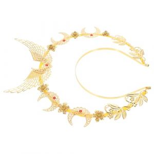 Didiseaon Bandeau Halo De Notre-dame Groupe Casque De Déesse Pour Cosplay Bande De Cheveux Barrettes Bandeau Hommes Casque De Fée Délirer Bandeaux Pour Femmes Bandeau Soleil Métal Yellow (Merkowski, neuf)