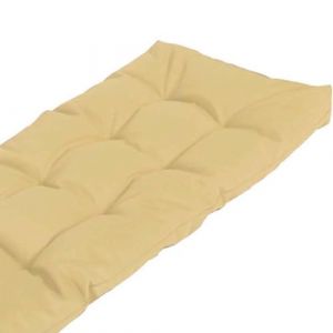 Odaima Coussins de Meubles de Jardin Extérieur Imperméables,Coussin de Siège de Fenêtre D'intérieur 100x50 110x50cm 120x50, pour Baie Vitrée/Canapé/Terrasse - Coussin de Banc(Creamy Yellow,120x50cm) (AMZYYY, neuf)