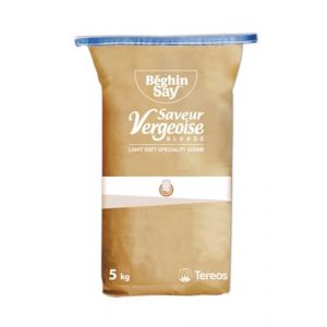 Beghin Say Sucre Saveur Vergeoise Blonde 5kg/Sac - Offres de 1, 2, 3 et 4 Sacs - Livraison Gratuite France (2 sac) (Bo Time - Direct Fabricant, neuf)