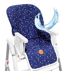 Housse chaise haute bebe - coussin assise pour b&eacute;b&eacute; confortable coussins et housses pour chaises enfant avec un rev&ecirc;tement imperm&eacute;able stable (ASE Sp&oacute;łka Akcyjna, neuf)