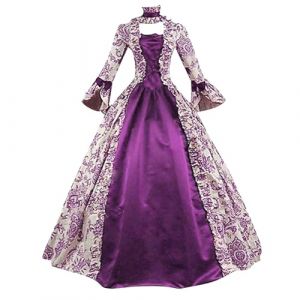G&eacute;n&eacute;rique Rococo Robe de soir&eacute;e baroque Marie Antoinette XVIIIe si&egrave;cle Renaissance P&eacute;riode historique Robe de bal victorienne (neumixs, neuf)