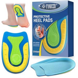 2 paires Talonnette Gel Silicone Antichoc Amortissante, coussin de Protection talon, Soulagement Douleurs Pieds Semelle Talon, Homme et Femme Coussinets de talon pour chaussures, S (dongguanshifengshengshangmao, neuf)