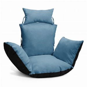 MG Design Coussin pour Fauteuil Oeuf Suspendu - en Tissu Durable, avec Rembourrage Doux, avec Appui-tête et ficelles pour Attacher - Coussin pour balancelle de Jardin, Chaise Suspendue (MGDESIGN, neuf)