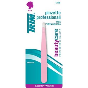 Trim 5-74 Bi Pince &agrave; &eacute;piler en acier inoxydable color&eacute;e Pointe Oblique &ndash; 180 g (Spesa Moderna, neuf)