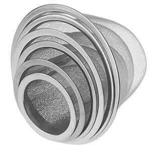 2 pièces en Acier Inoxydable Maille thé infuseur passoire théière Feuille de thé Filtre à épices Verres diamètre 5-9.5CM réutilisable for la Cuisine (Size : 6CM) (ningbajqqW, neuf)