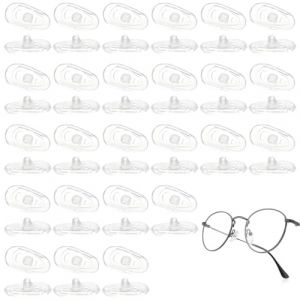 Anti Glisse Lunettes 25 Paires Plaquettes de Nez en Silicone, Plaquette Anti Glisse Lunette Coussinets Nez, Protection Nez (STANMAR CONCEPT, neuf)