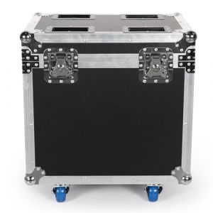 Fieryzeal Flightcase pour 2 pièces 7X40W Lyre LED Jeux de Lumière Fonction Zoom Effet Wash Éclairage scénique pour mariage Fête Théâtre DJ Disco Éclairage (YiLiSheng, neuf)